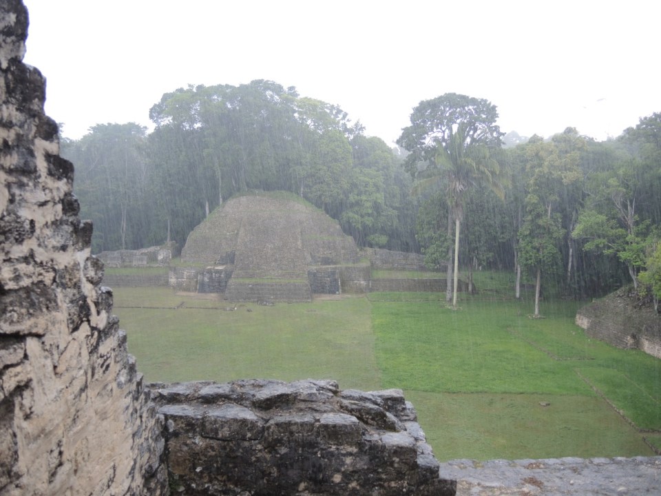 The rains really came down for a while.