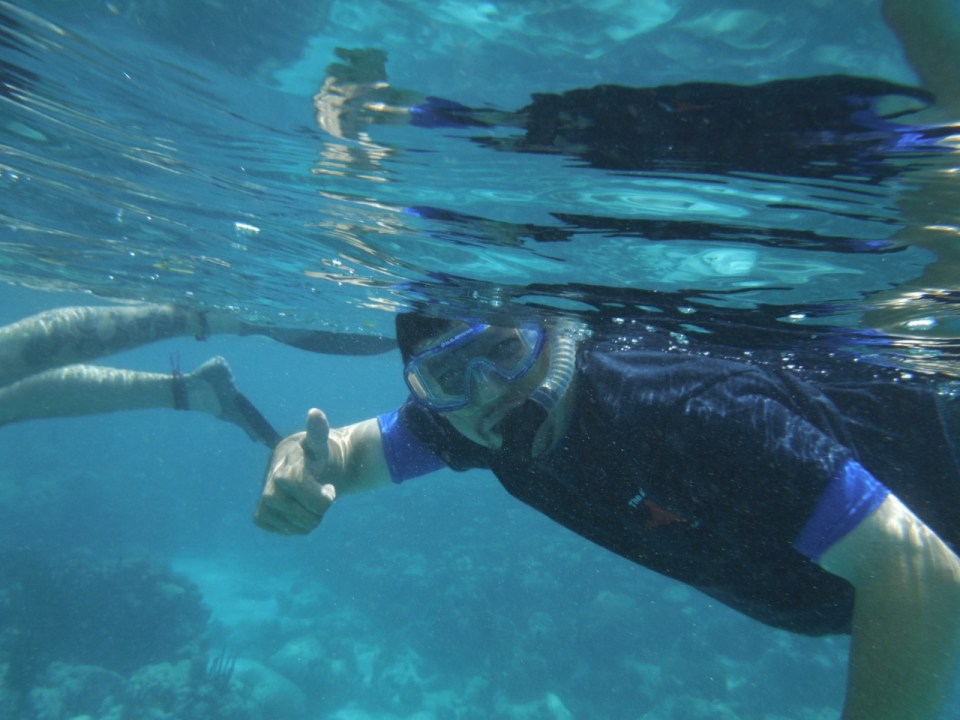 Dave Snorkeling