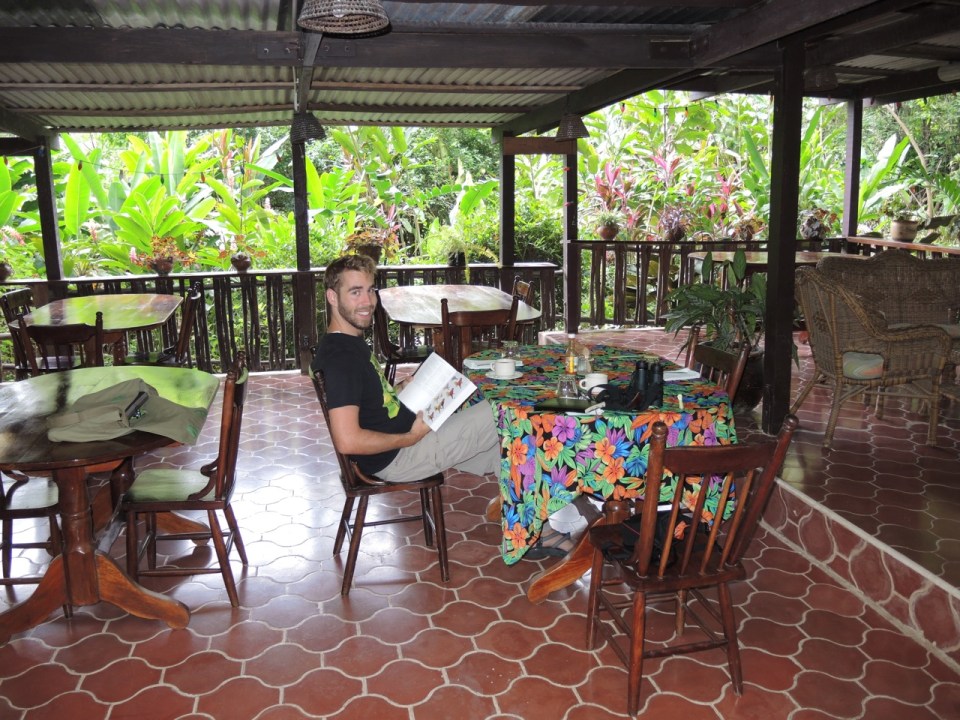 Maya Mountain Lodge Dining Area.