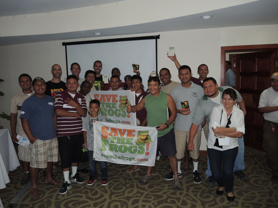 The Cayo Tour Guides Monthly Meeting.