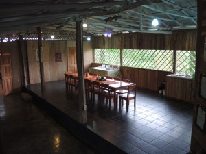 Dining area at TREES.