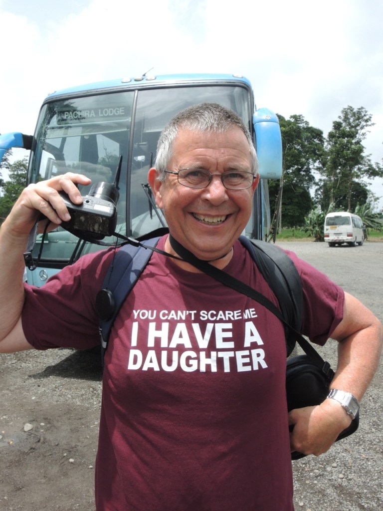One of our trip participants...he has a daughter presenting a paper at the conference.