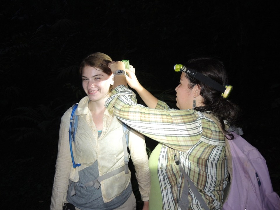 Priscilla assisting Raquel...