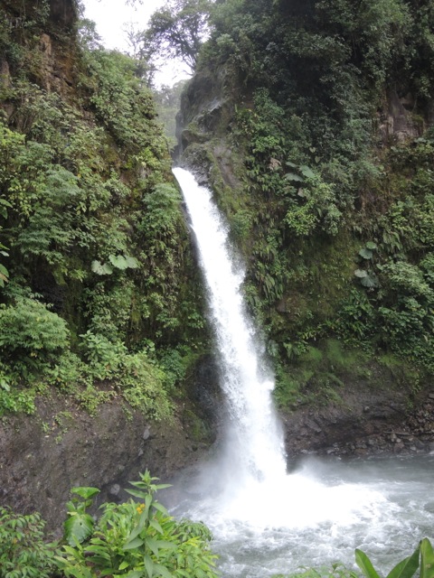 The waterfall was about 75-feet tall.
